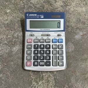 Canon HS-1200TS Desktop Calculator 12-Digit Tested